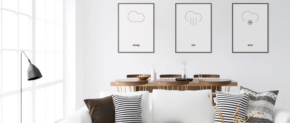 Umber – minimalistiska tavlor på nätet